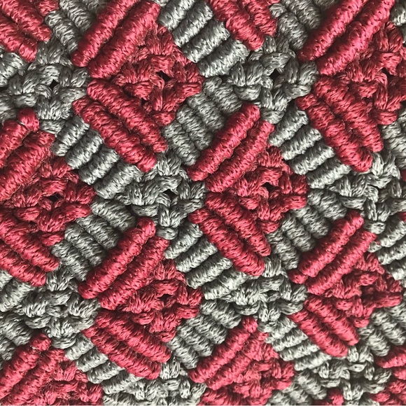 Structured Macrame Tote - Picture 2 of 4